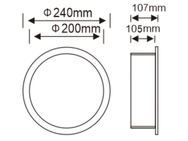 Built-in Countertop Trash Bin Lid