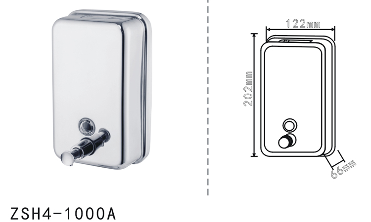 Wholesale stainless steel soap dispenser